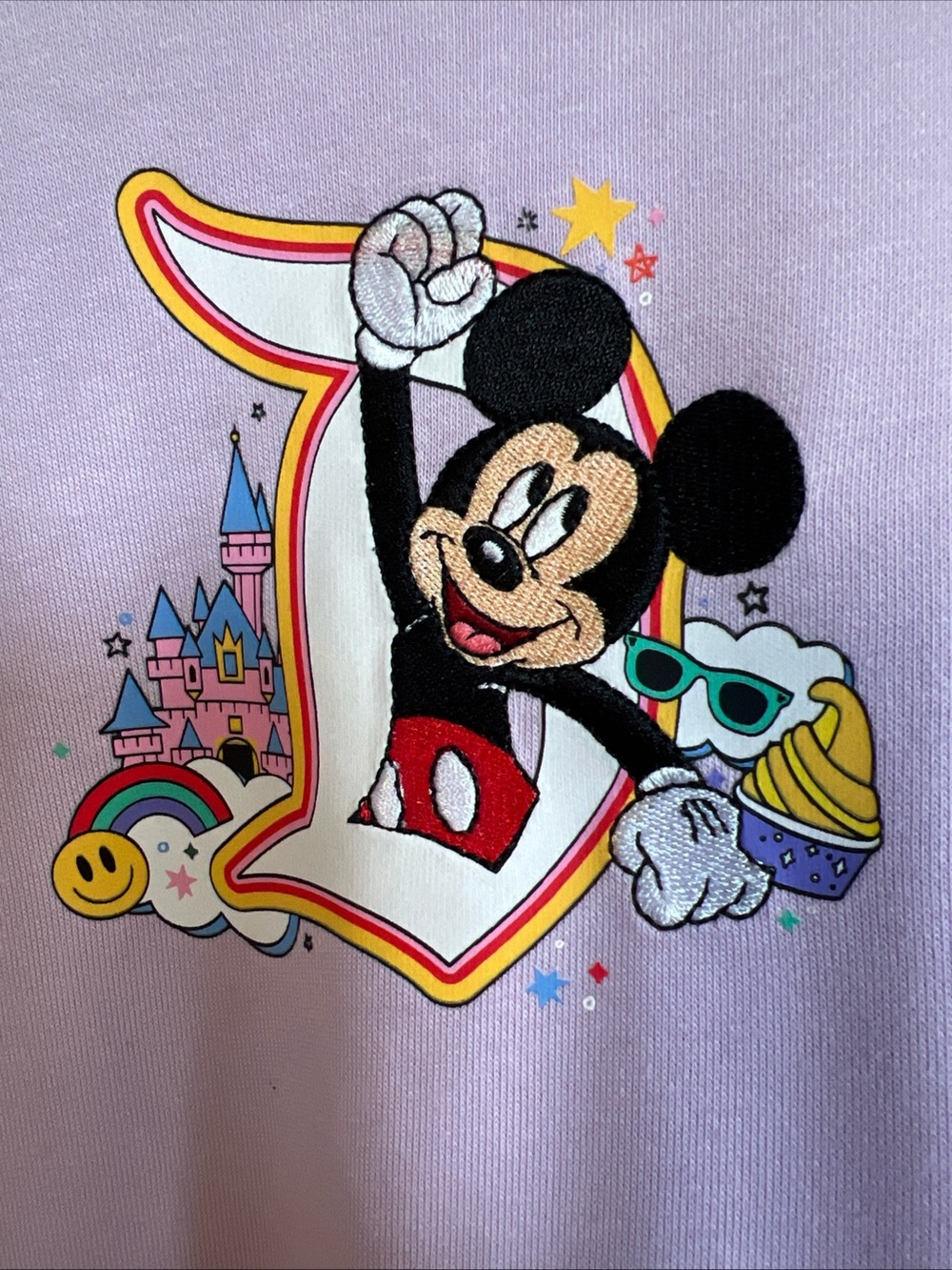 Disney Lavender Mickey Mouse Short Sleeve Tee - Picture 2 of 6